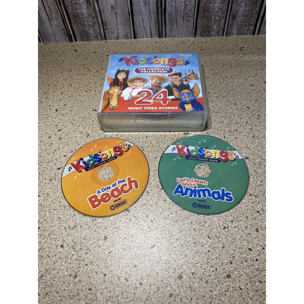 Kidsongs Collection DVDs- 10 Discs Plus 2 Bonus Discs and Case READ